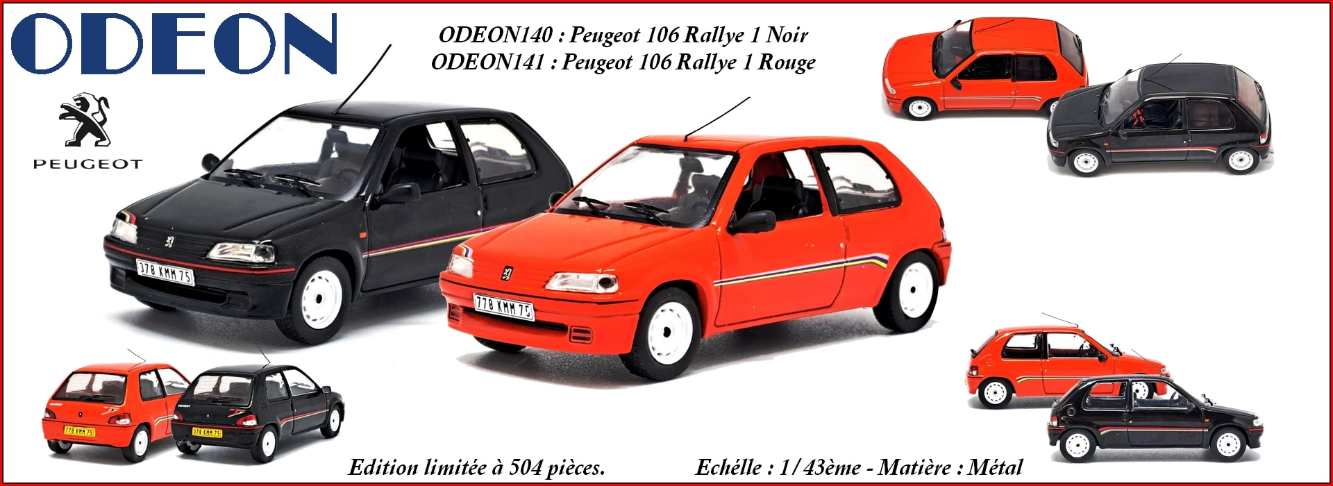 ODEON140 & 141 - PEUGEOT 106 RALLYE 1